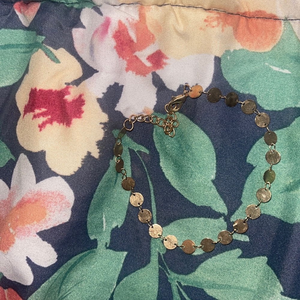 goldeb ankle bracelet